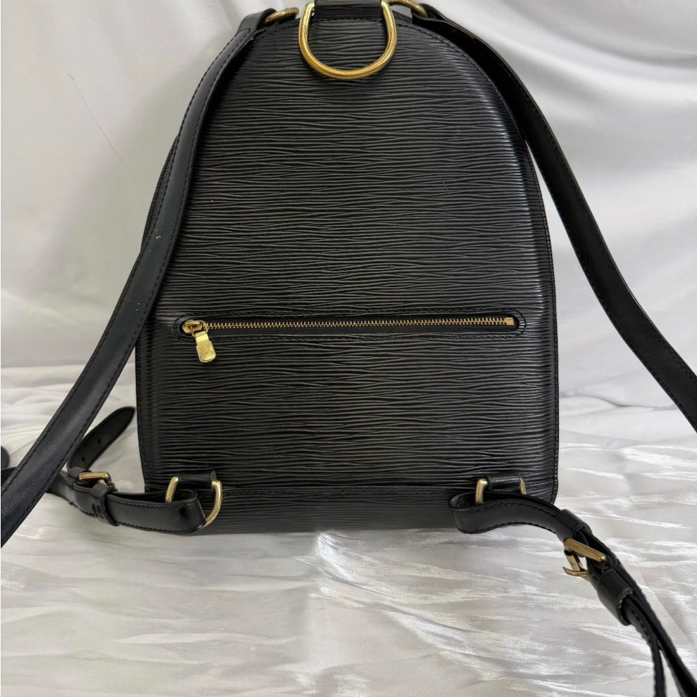Louis Vuitton Authentic Black Epi Leather Mabillion Backpack Purse - Picture 3 of 14